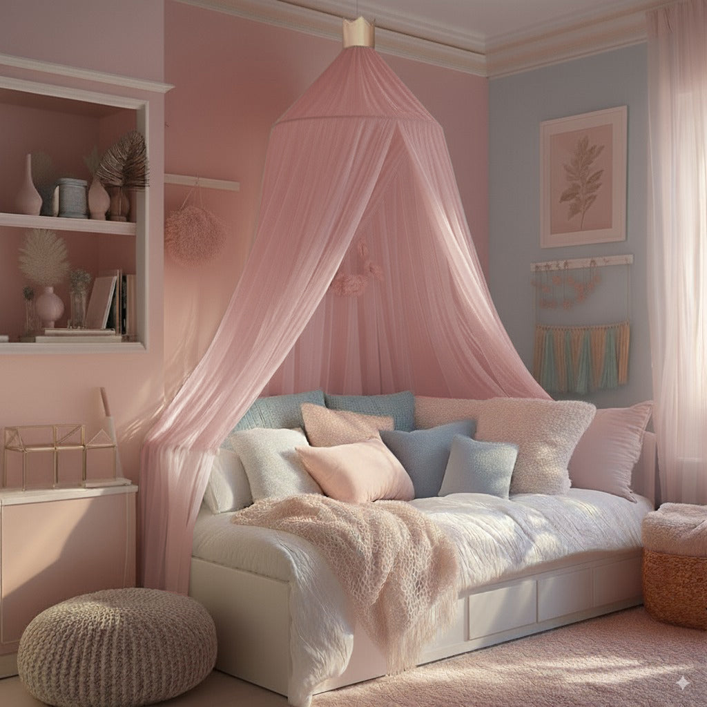 Princess Bed Canopy for Girls Bedroom