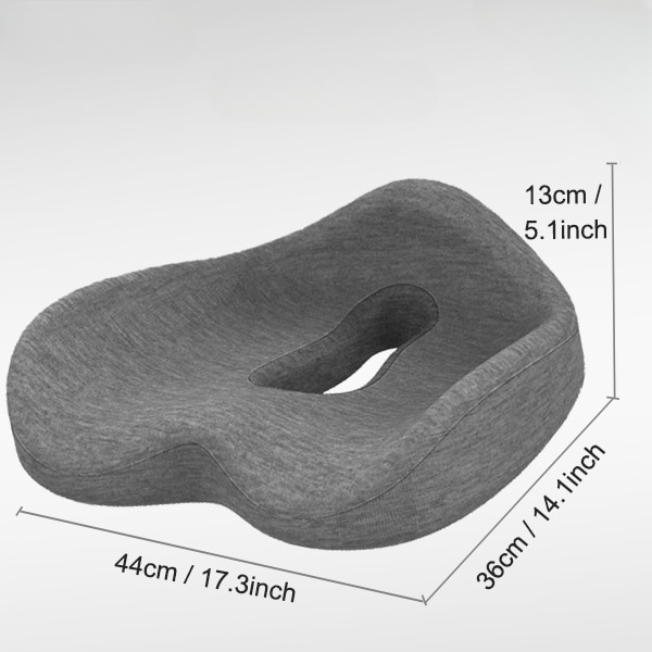 Orthopedic Seat Cushion with Ergonomic Contour