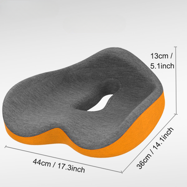 Orthopedic Seat Cushion with Ergonomic Contour
