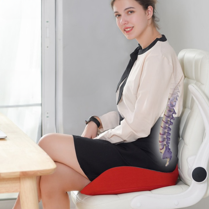 Orthopedic Seat Cushion with Ergonomic Contour