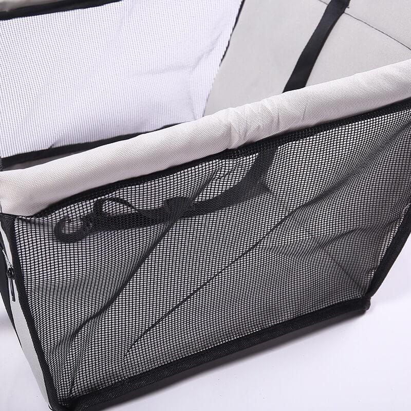Pet Car Safety Seat with Secure Harness Straps