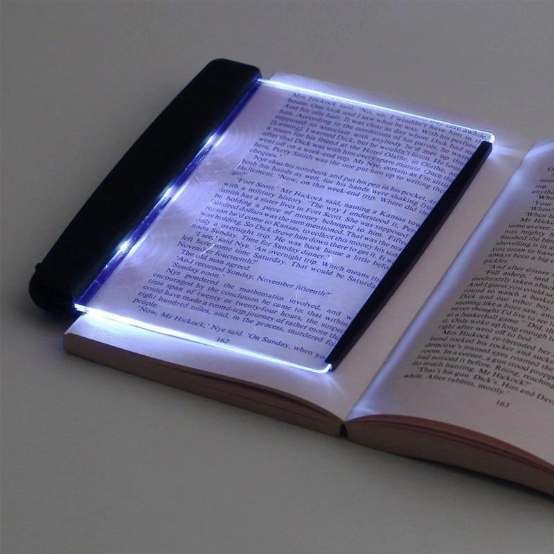 Flat Panel LED Book Light with Night Mode