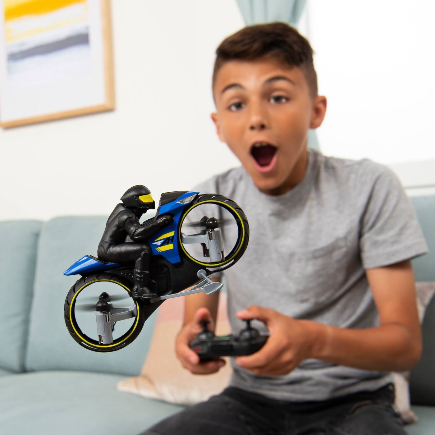 Remote Control Motorcycle Toy with Racing Design