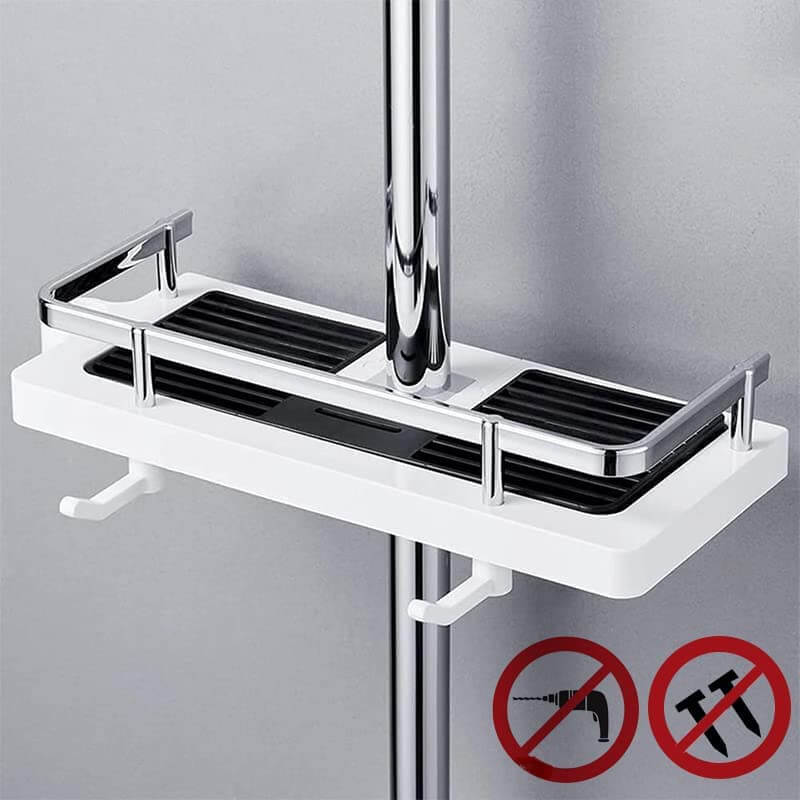 Bathroom Shower Storage Rack - Rod Shower Holder