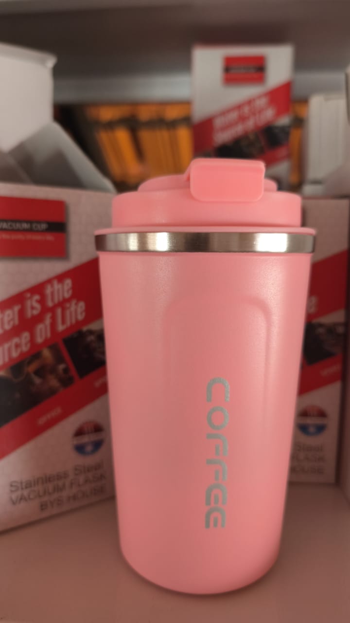 Stainless Steel Mug with Temperature Display for Hot and Cold Drinks
