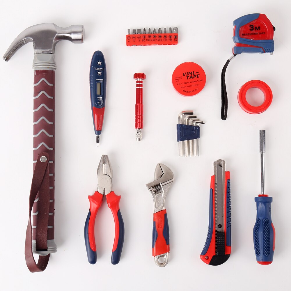 Hammer Shaped Tool Storage Box with Portable Handle