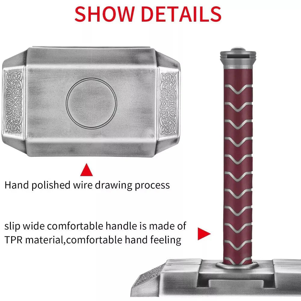 Hammer Shaped Tool Storage Box with Portable Handle