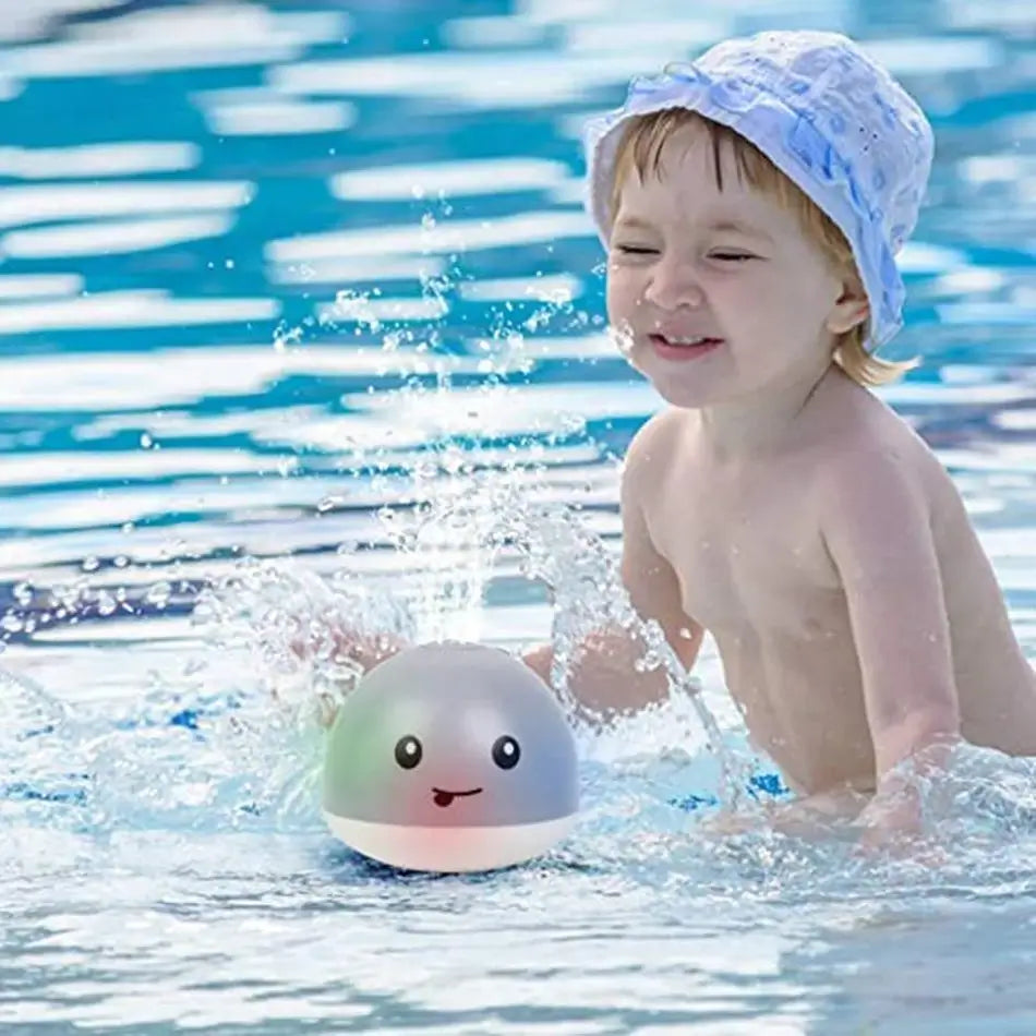 Whale Water Sprinkler Bath Toy for Kids