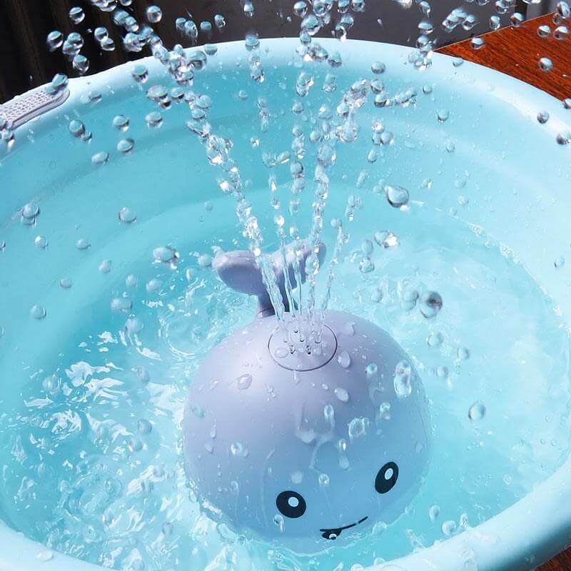Whale Water Sprinkler Bath Toy for Kids